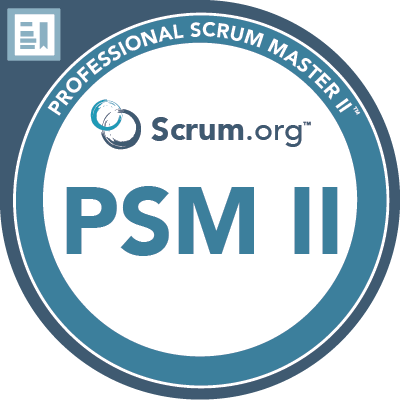 PSM II, Professional Scrum Master